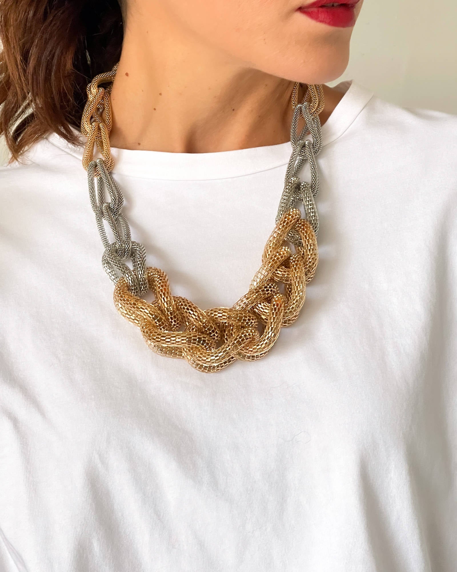 COLLANA VIANA ORO ARGENTO
