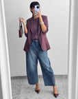 GILET MORGAN BORDEAUX