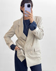 GIACCA CHECK ADRIEN CELESTE