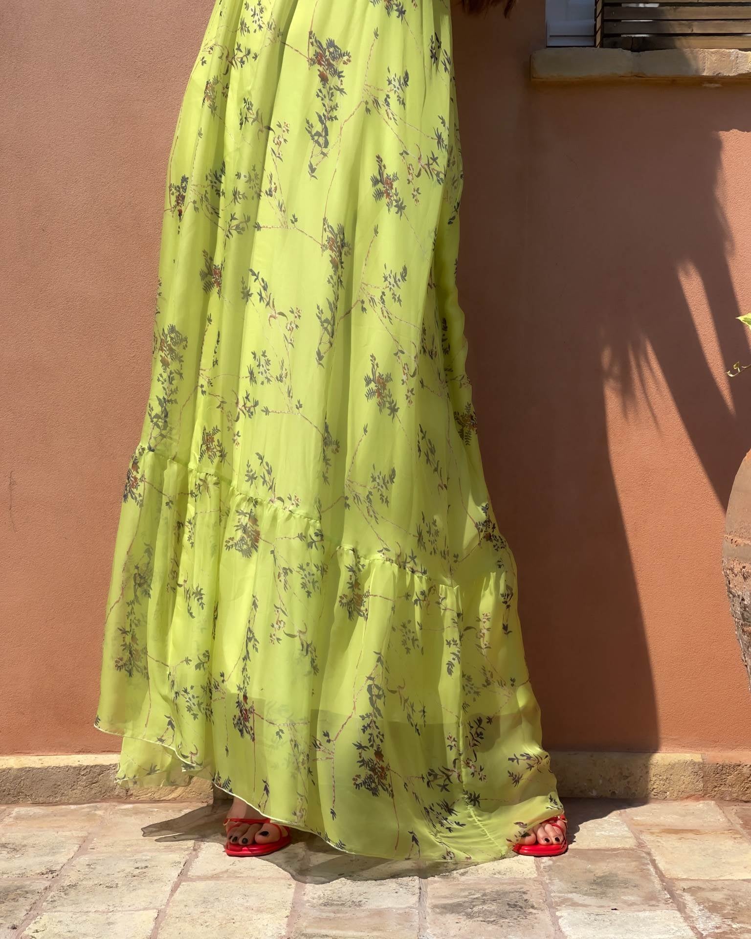LONG DRESS SICILY CEDRO