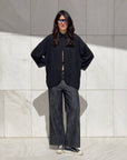 CAMICIA IN GEORGETTE ANDY NERO