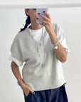 GILET IN LANA ARIEL PERLA