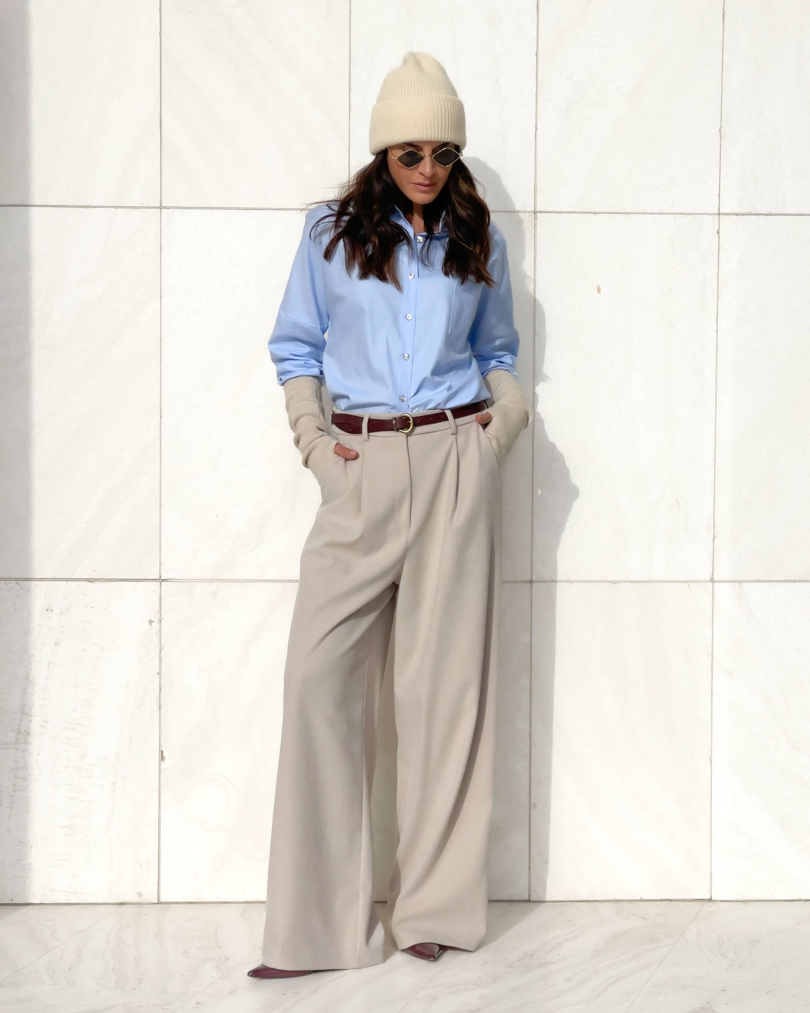 CAMICIA KAREN CELESTE OXFORD