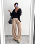 PANTALONE GESSATO NYRA BEIGE