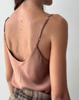 TOP NORA IN SATIN MOUSSE
