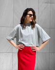 T-SHIRT DERBY GRIGIO