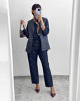 GILET MORGAN BLU