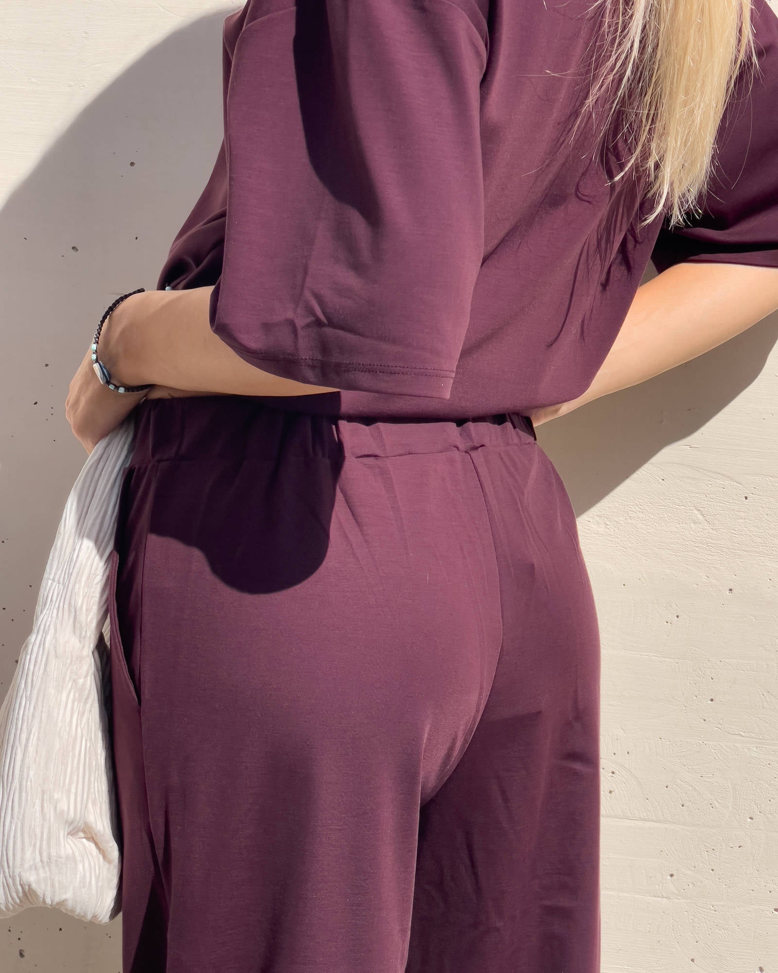 PANTALONE JOGGER AMBER VINO