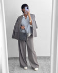 GILET IN LANA ARIEL CELESTE