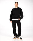 PANTALONE FELPATO EASY MOVE NERO