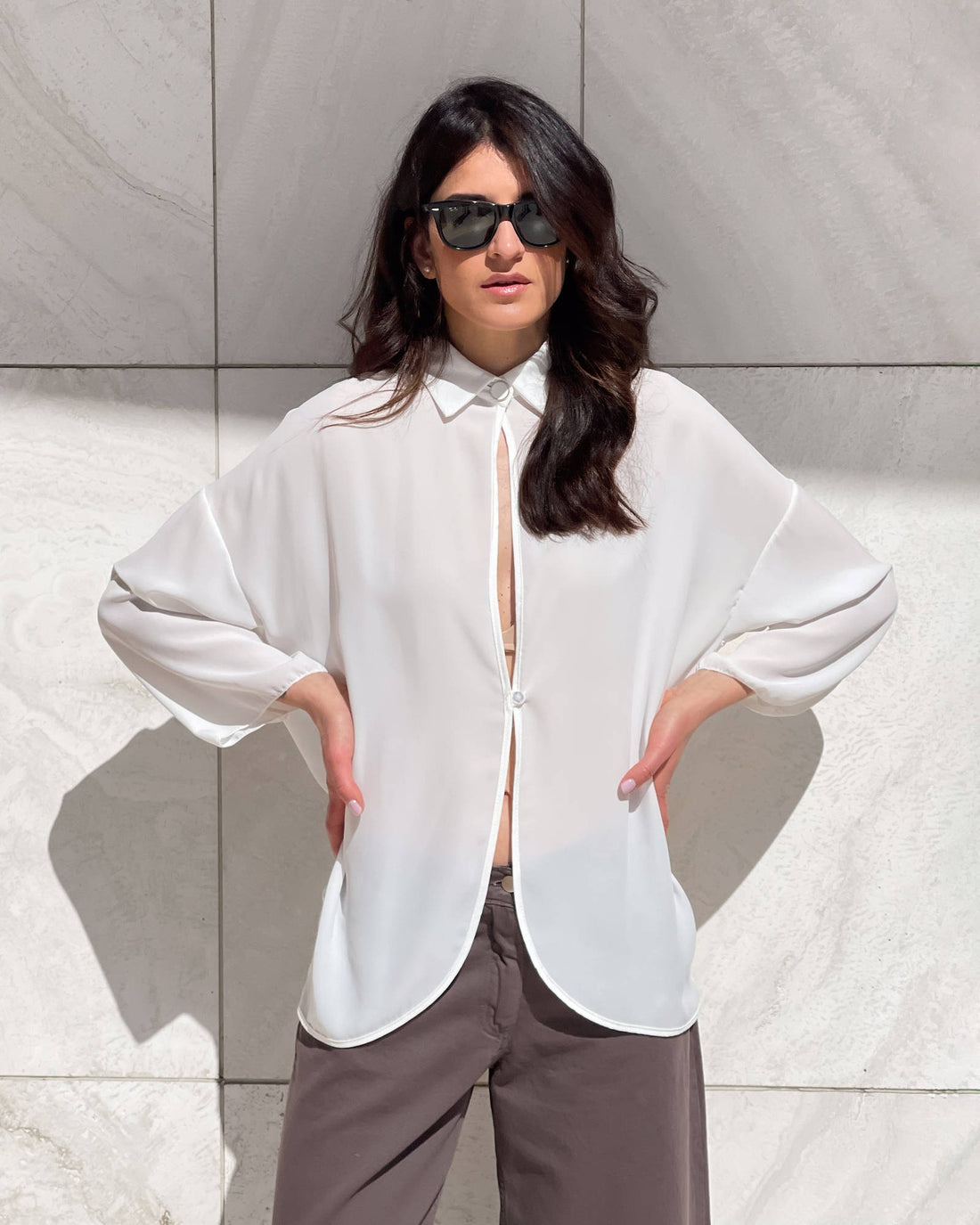 CAMICIA IN GEORGETTE ANDY PANNA