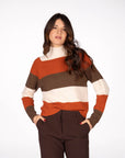 PULL CASHMERE BLEND RAQUEL RUGGINE MORO