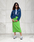 GONNA IN FELPA GINNY HOT GREEN