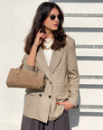 BORSA IN PELLE CELINA TAUPE
