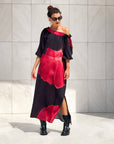DRESS KYLE NERO ROSSO