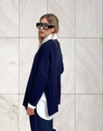 PULL KIARA IN VISCOSA CALDA BLU