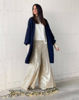 MAXI CARDIGAN COMFY BLU NAVY