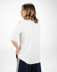 T-SHIRT CON SPALLINE SIRYA BIANCO