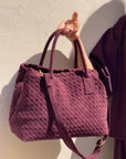 WOVEN BAG BORDEAUX
