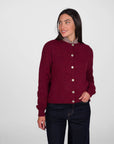 CARDIGAN LEA BORDEAUX