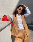 GILET LISBONA RIGA BISCOTTO