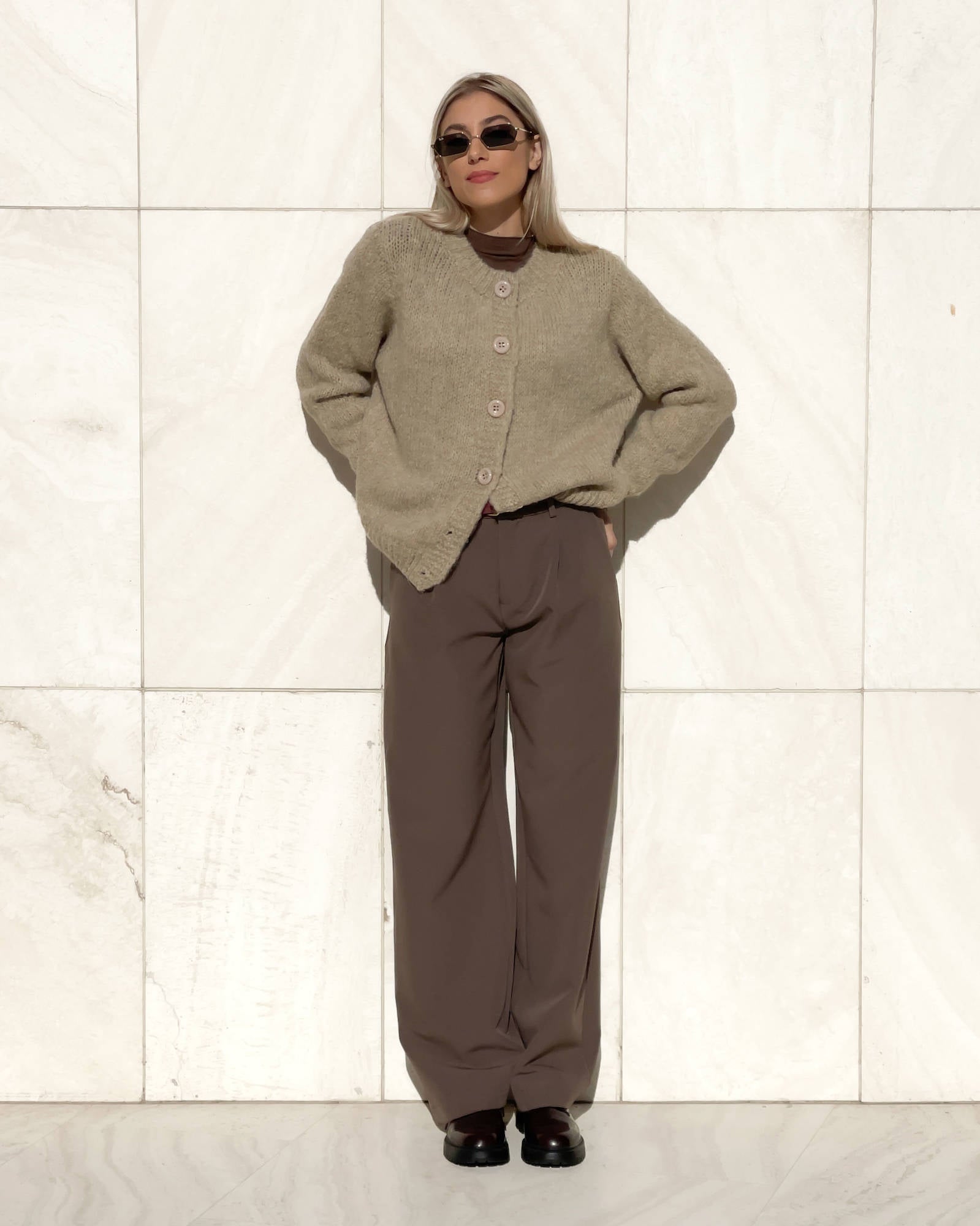 CARDIGAN KATRINA COMFY TAUPE