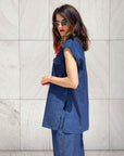 CAMICIA KAPRICE IN CHAMBRAY SCURO