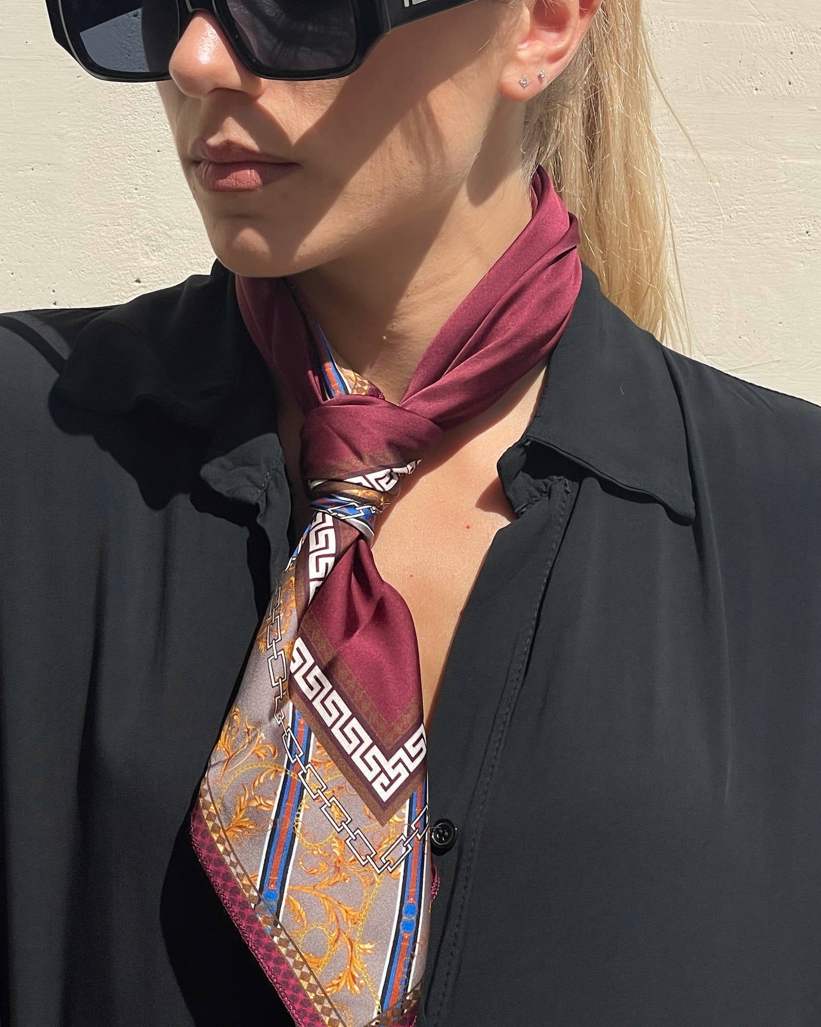 FOULARD TERRY STEMMA UVA