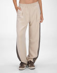 PANTALONE BARNEY OVETTO BEIGE MARRONE