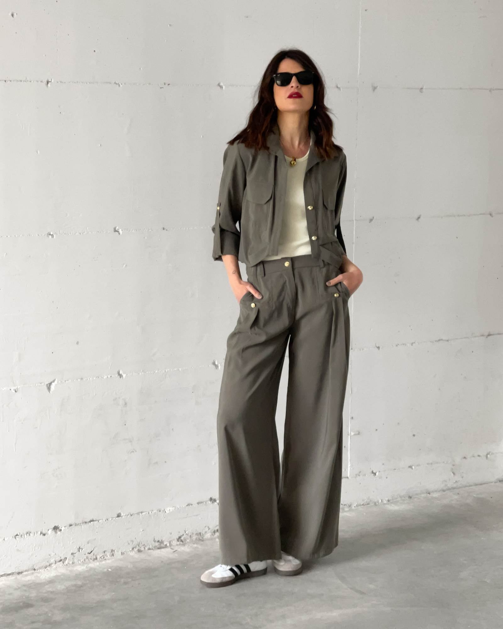 CAMICIA JOHANNA OLIVE