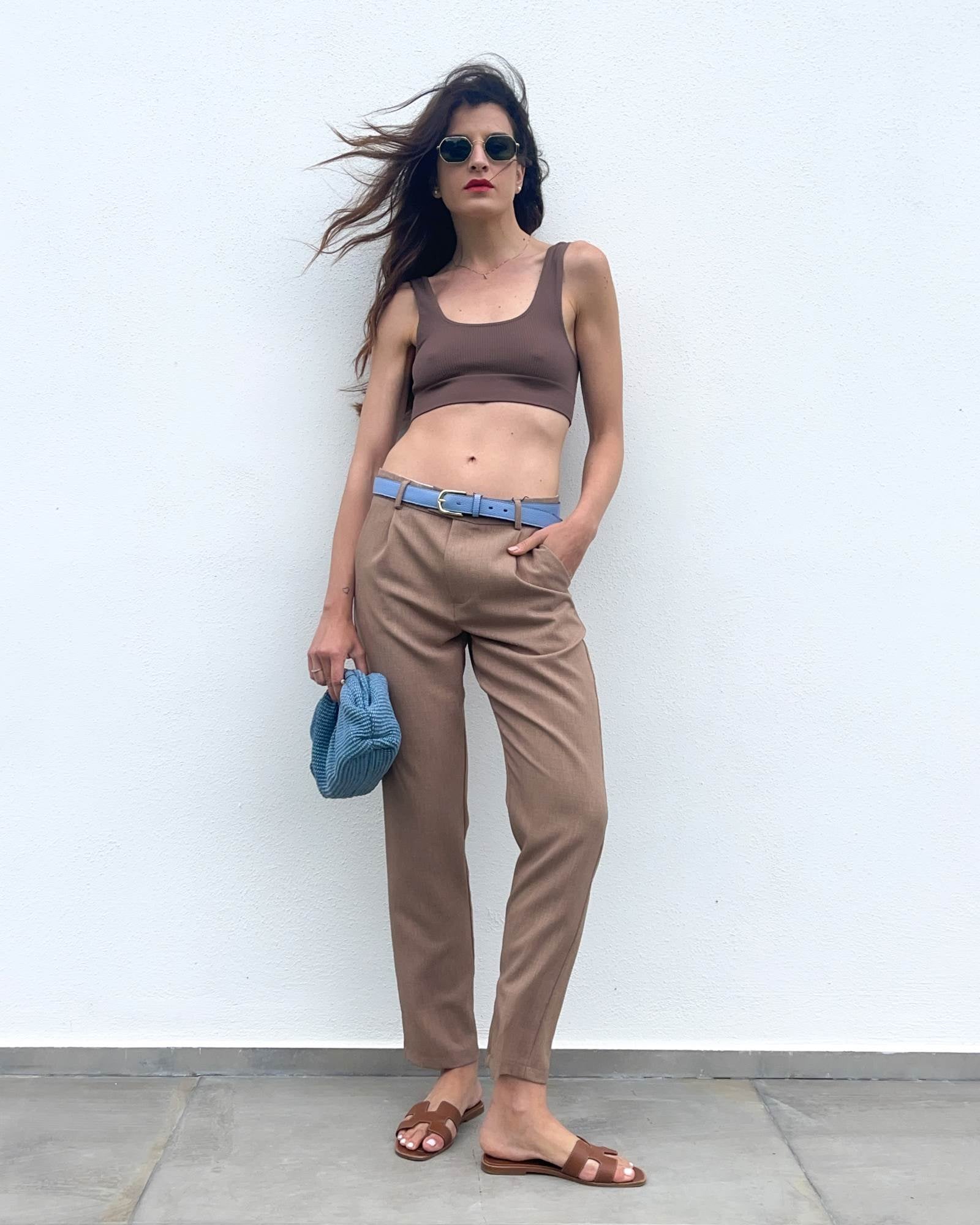 SEAMLESS BRA ALTHAEA COFFEE