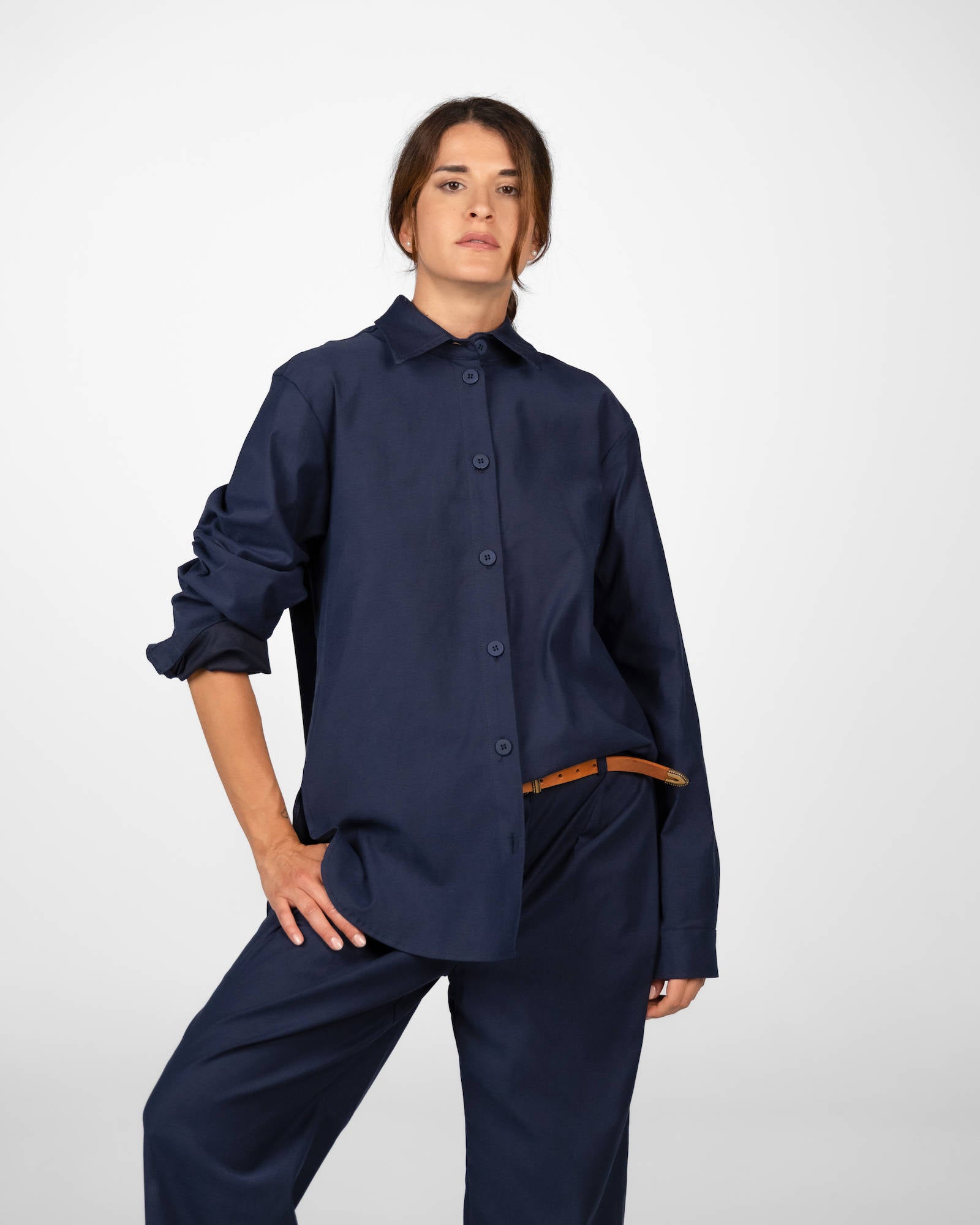 CAMICIA FRAME BLU