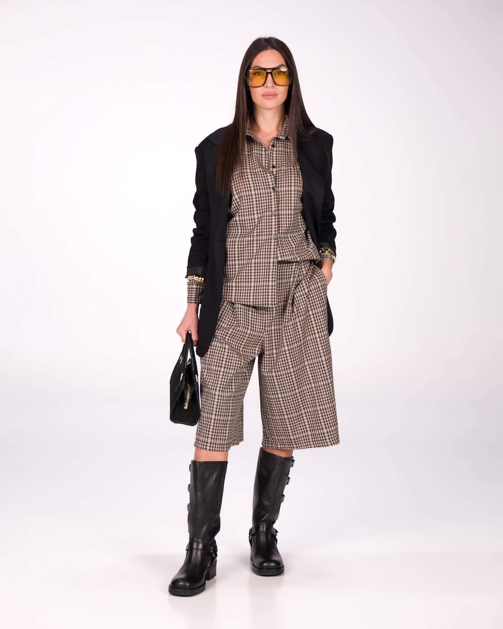 BERMUDA OVER POLINE CHECK TARTAN