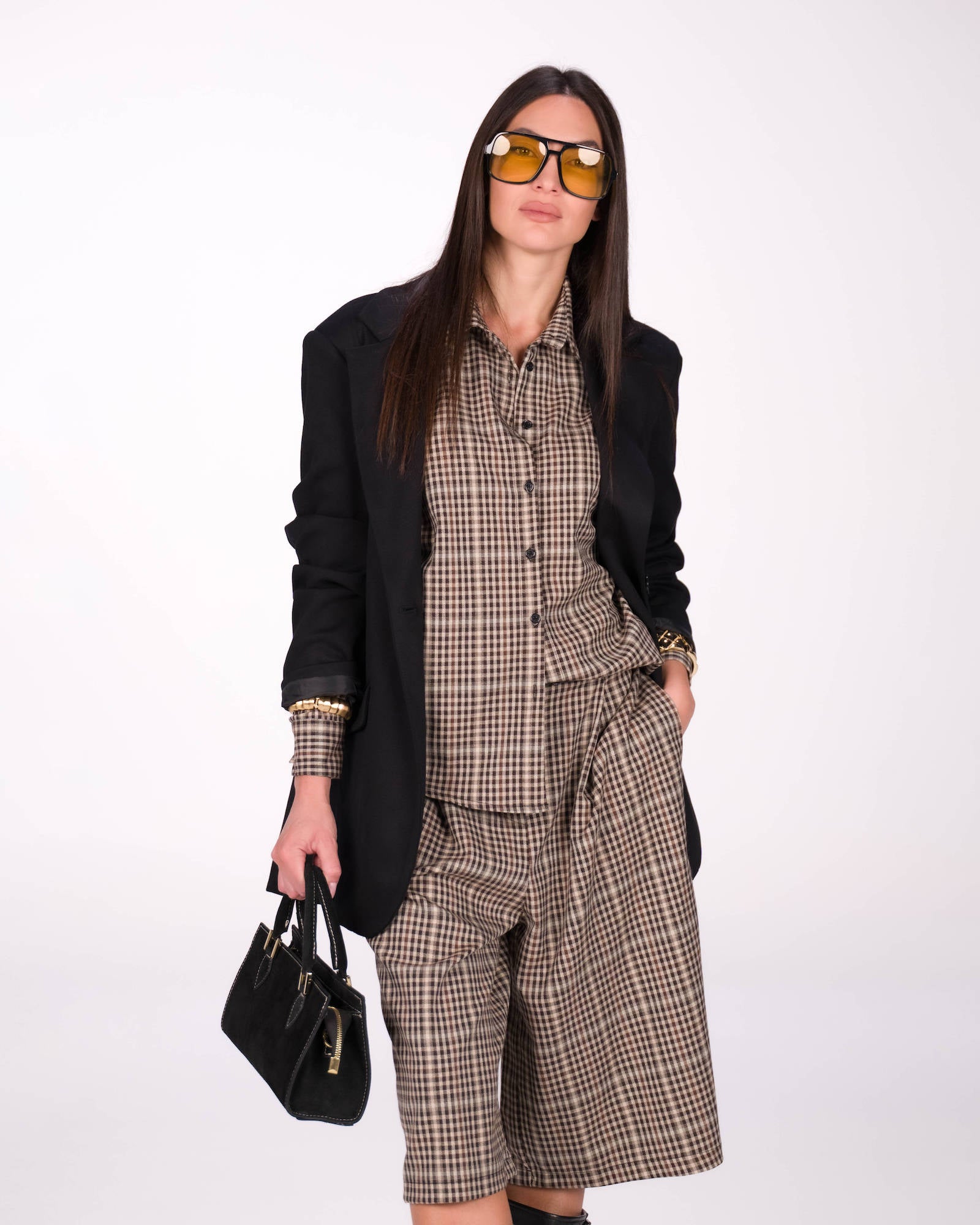 BERMUDA OVER POLINE CHECK TARTAN
