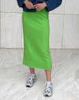 GONNA IN FELPA GINNY HOT GREEN