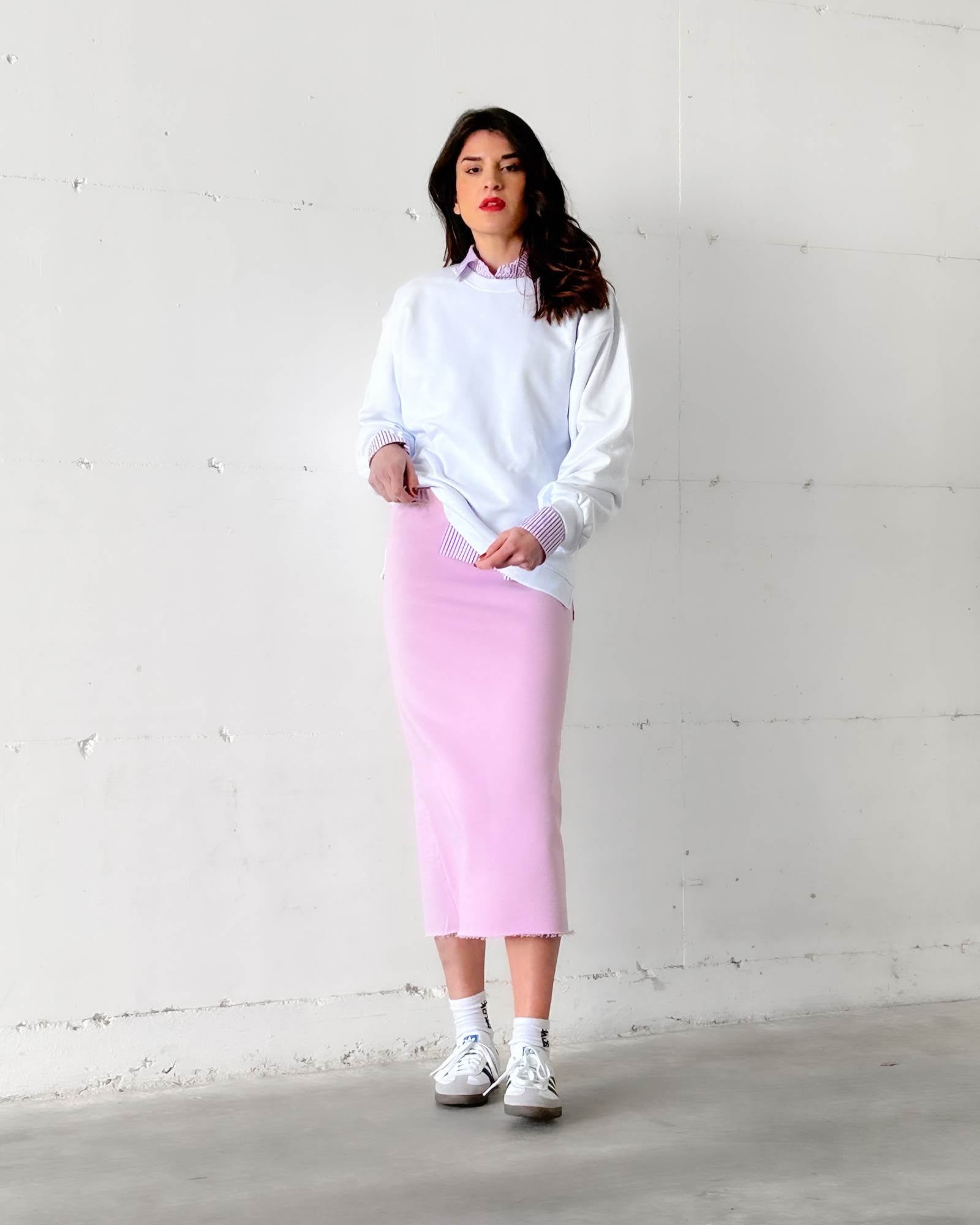 GONNA IN FELPA GINNY LILAC