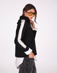 PULL TABATA NERO PANNA PERLA