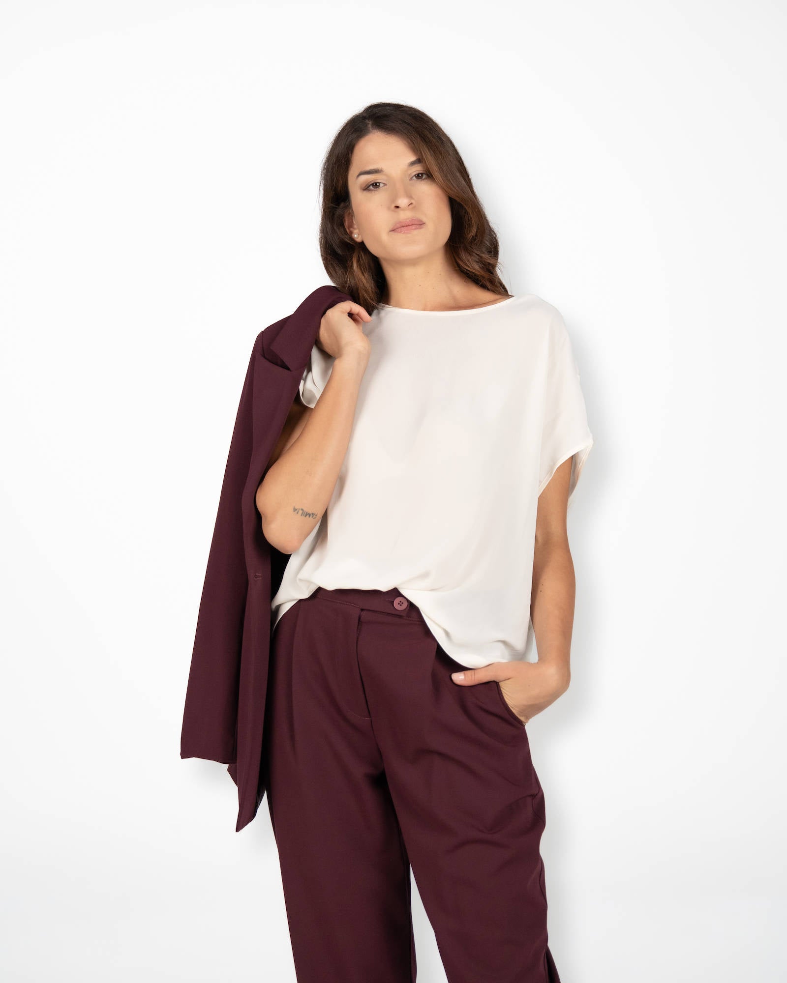 BLUSA GIGLIO AVORIO