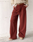 OVERSIZED DAMIAN TROUSERS BRUCIATO
