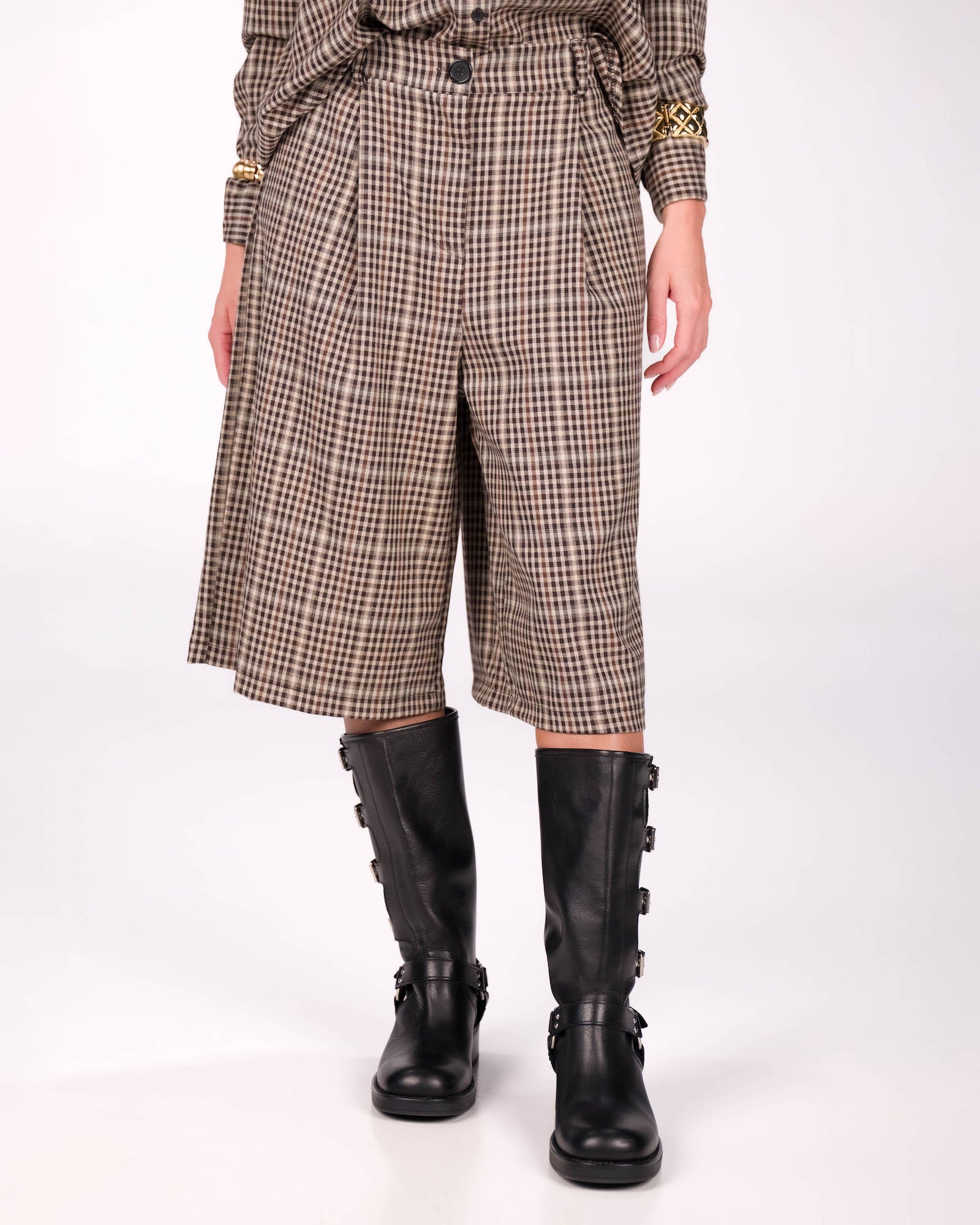 BERMUDA OVER POLINE CHECK TARTAN