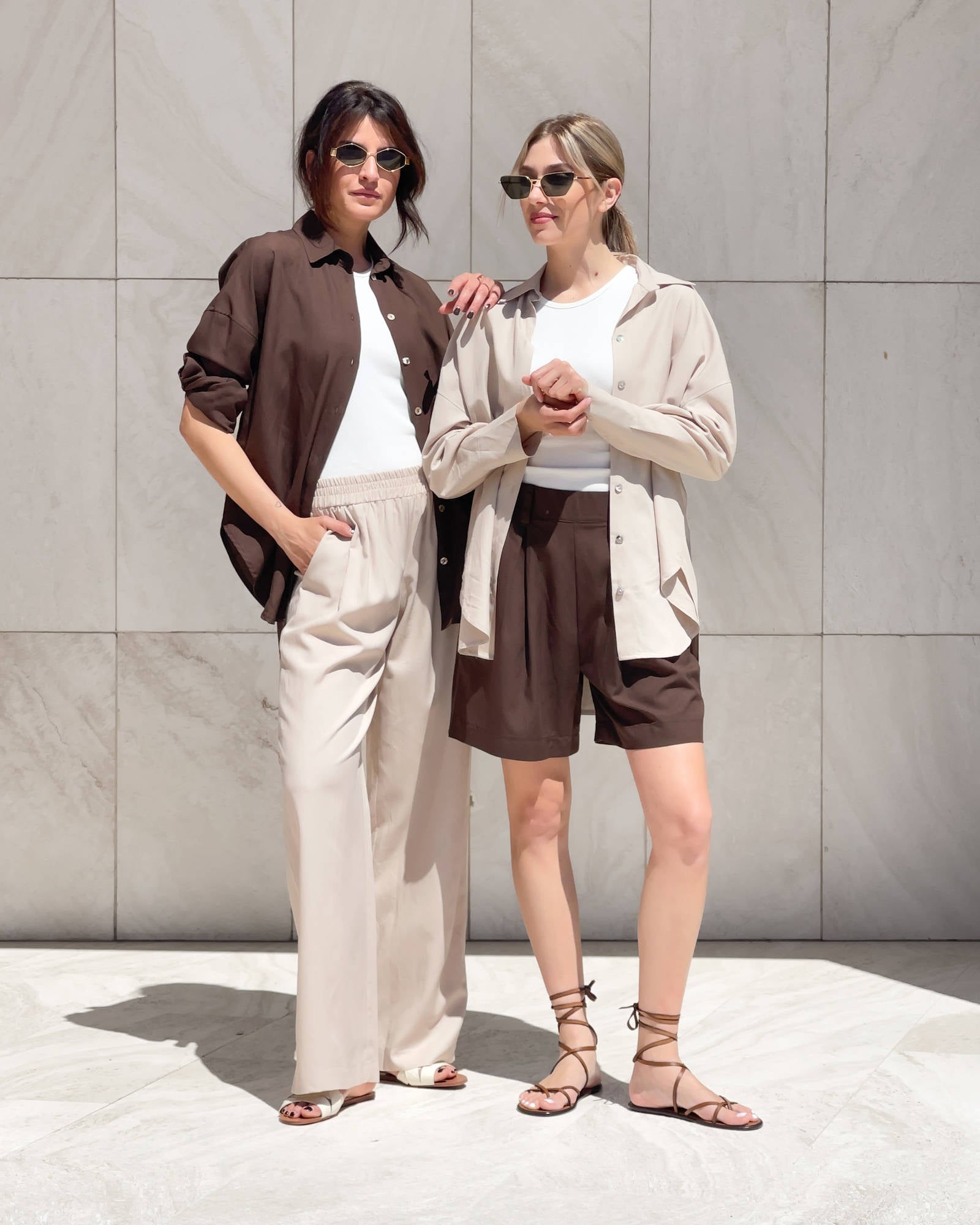 PANTALONE IN LINO VISCOSA MISTRAL SABBIA