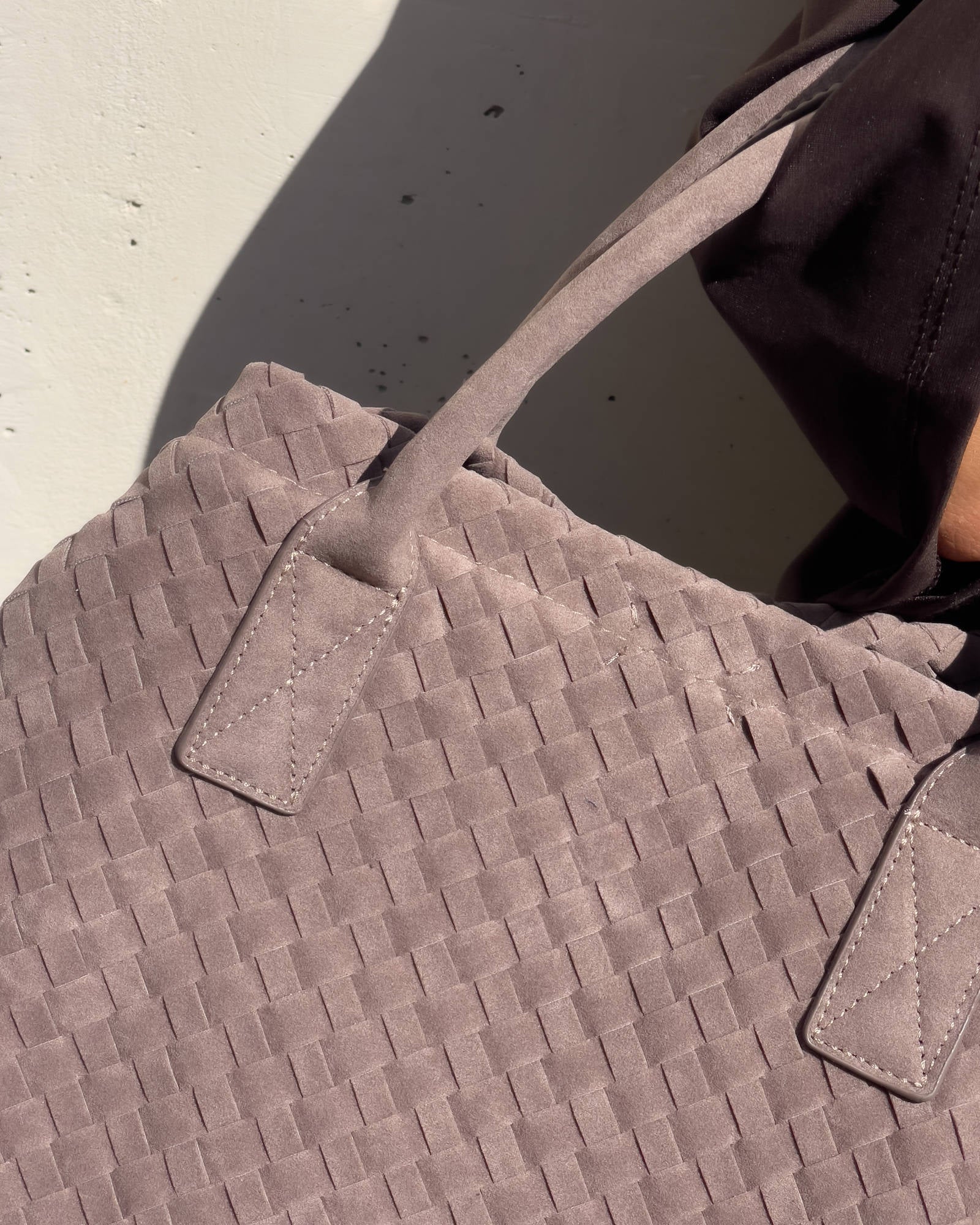 WOVEN BAG BROWNE