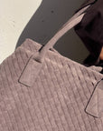 WOVEN BAG BROWNE
