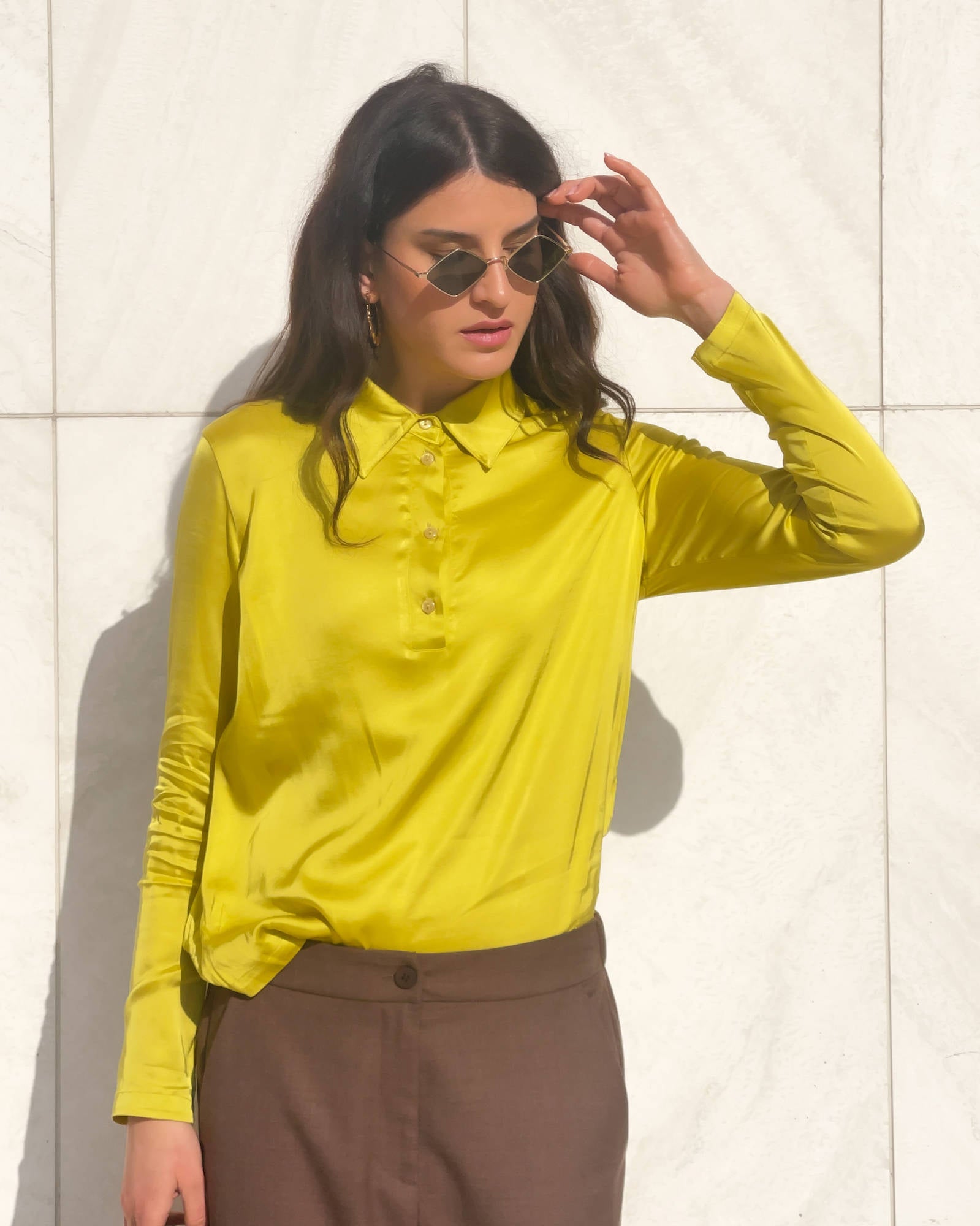 POLO SATIN NORA ACACIA