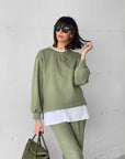 FELPA COZY LUXE LODEN