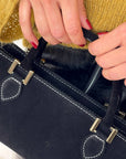 BORSA IN PELLE CELINA NERO