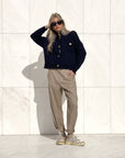 CARDIGAN IN MAGLIA ENNYE BLU