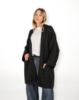 CARDIGAN IN MAGLIA HALLA NERO