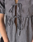 CAMICIA ANN VICHY NERO