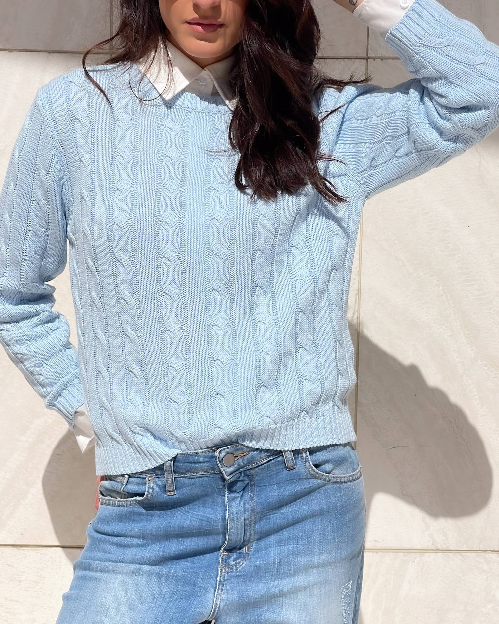 PULL A TRECCE ARIEL CIELO